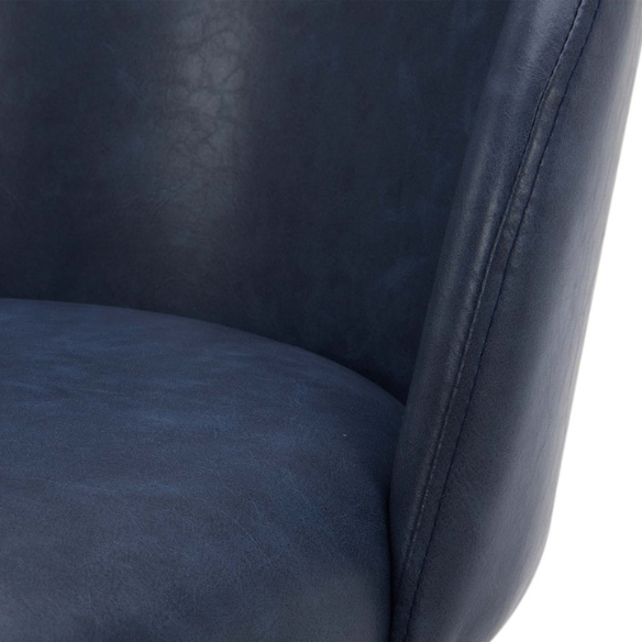 Set of 2 Counter Height Swivel Barstools – Mid-Century Modern Design, Padded Seat with High-Density Foam, 360° Swivel, Sturdy Iron Base, Footrest for Kitchen or Bar