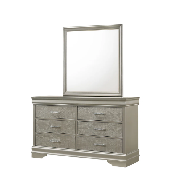 Panel Bedroom Set Special Queen 6-Piece: Timeless Elegance with Bed, Dresser, Mirror, 2 Nightstands, and Chest