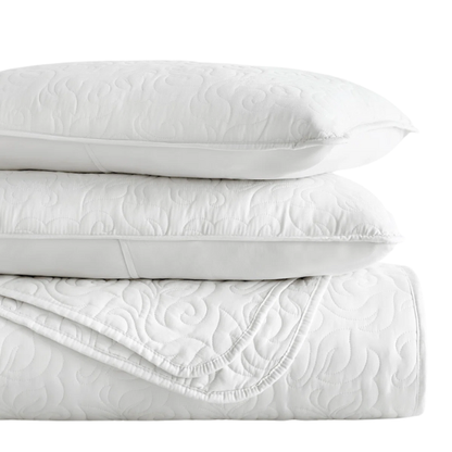 Elegant Floral Stitching Quilt Set – Ultra-Soft, Hypoallergenic, and Machine Washable Bedding for All Seasons
