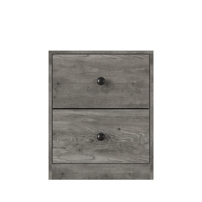 Elegant Solid Grey Queen Bedroom Set with Button-Tufted Upholstered Bed and Matching Nightstands – 3-Piece Set