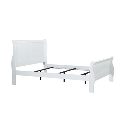 Sleigh Twin Bedroom Set: Elegant Wooden Furniture with a Sleek Finish for Timeless Style