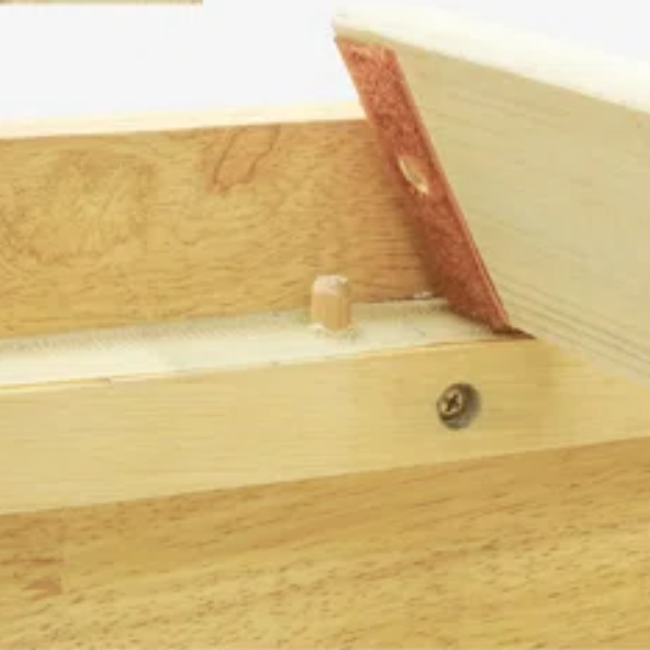 Timeless Solid Wood King Size Bed Frame with Headboard – Scandinavian Platform Design for Effortless Elegance and Comfort