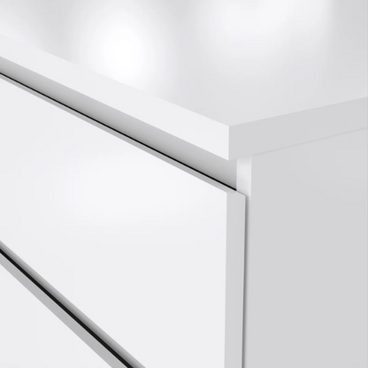 Versatile 60.5" 6-Drawer Double Dresser with Smooth Metal Glides and Clean-Lined Silhouette