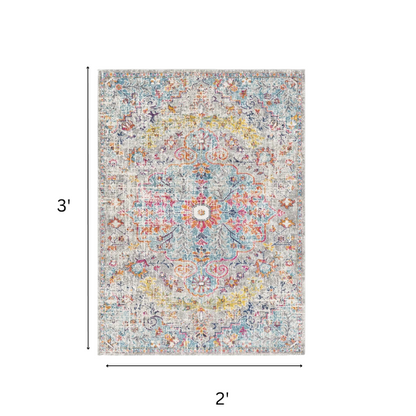 Timeless Traditional Woven Area Rug – Machine-Woven Polypropylene, Medium Pile, Durable and Easy to Clean