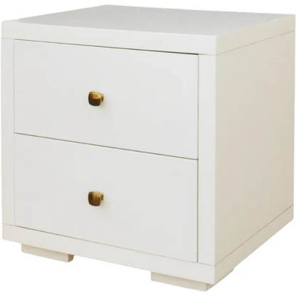 Modern Sophistication 2-Piece Queen Platform Bedroom Set with Sleek Headboard and Footboard in Solid Wood