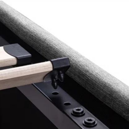 Modern King Size Upholstered Platform Bed with Hydraulic Lift Storage – Sleek Grooved Headboard, Space-Saving Design, and No Box Spring Needed