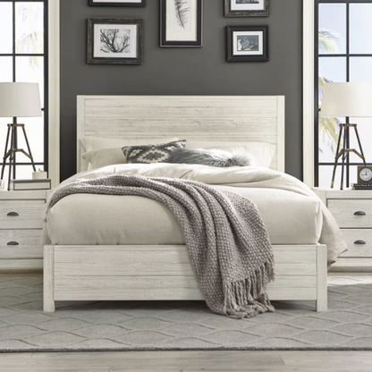 Stylish Wooden Twin 2-Piece Bedroom Set: Elegant Design for Cozy and Functional Spaces