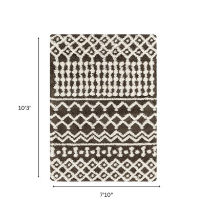 Contemporary Geometric Area Rug – Striking Design, Durable Construction, and Timeless Charm for Your Home