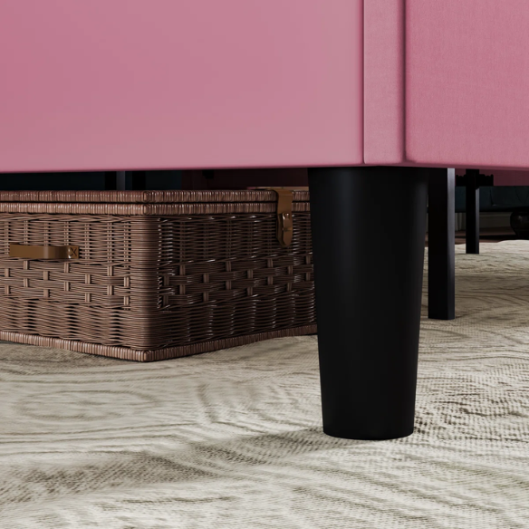 Luxurious King Size Upholstered Velvet Platform Bed with Modern Wingback Headboard – Heavy-Duty Steel Frame, No Box Spring Needed, and Ample Under-Bed Storage