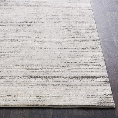 Modern Abstract Gray Area Rug – Stain-Resistant, High-Low Pile, Distressed Ivory Hues for a Relaxed, Stylish Touch