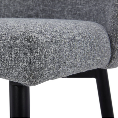 Set of 2 Counter Height Swivel Barstools – Mid-Century Modern Design, Padded Seat with High-Density Foam, 360° Swivel, Sturdy Iron Base, Footrest for Kitchen or Bar