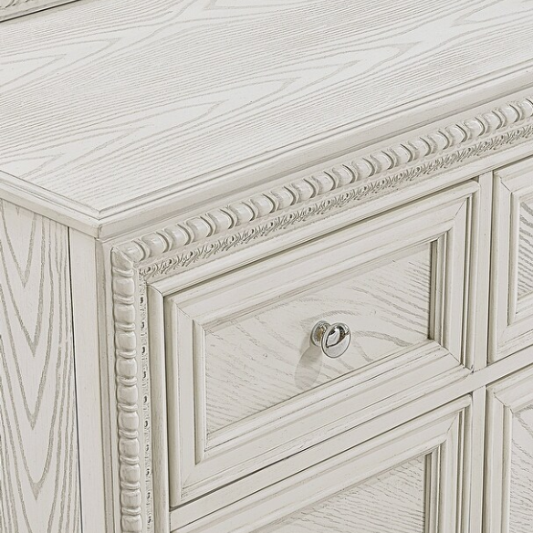 5-Piece Cream Panel Bedroom Set – Serene and Elegant Design for a Tranquil, Timeless Retreat