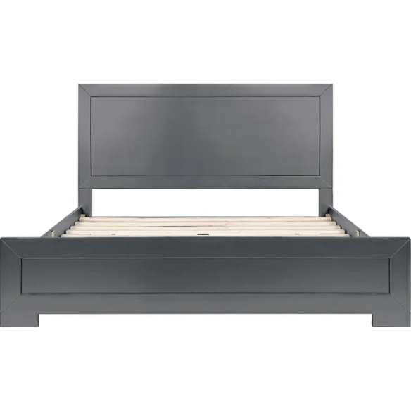 Polished Wooden Platform Full Double Size Bedroom Set – Elegant Design with Sturdy Construction and Timeless Appeal