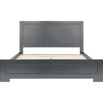 Polished Wooden Platform Full Double Size Bedroom Set – Elegant Design with Sturdy Construction and Timeless Appeal