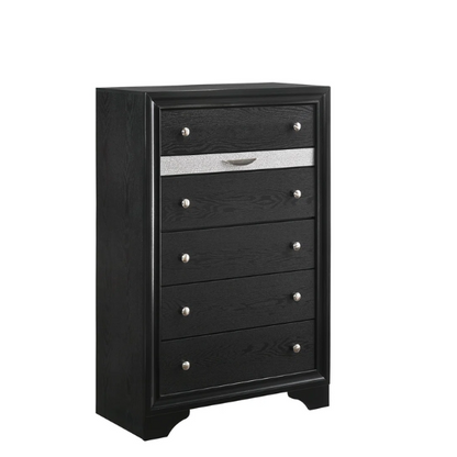 Minimalist Elegance Platform 5-Piece Queen Bedroom Set – Stylish, Cozy, and Tastefully Adorned