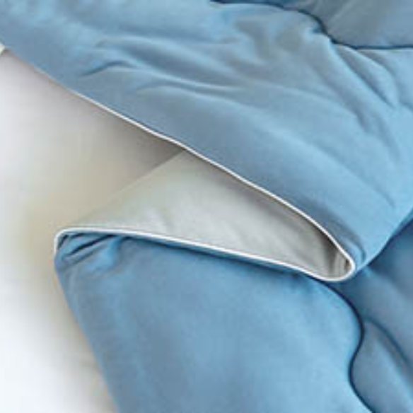 Reversible Ultra-Soft Comforter Set, Jersey Knit Milk Cup Breathable Fluffy Light Weight Bedding Down Alternative & Pillowcase