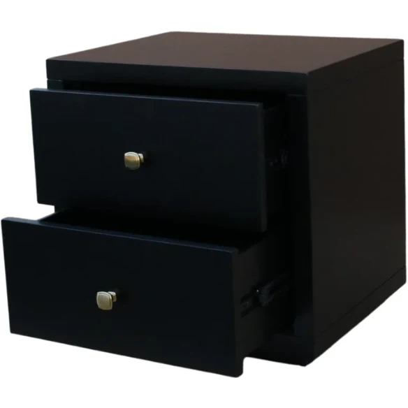 Modern Sophistication 2-Piece Queen Platform Bedroom Set with Sleek Headboard and Footboard in Solid Wood