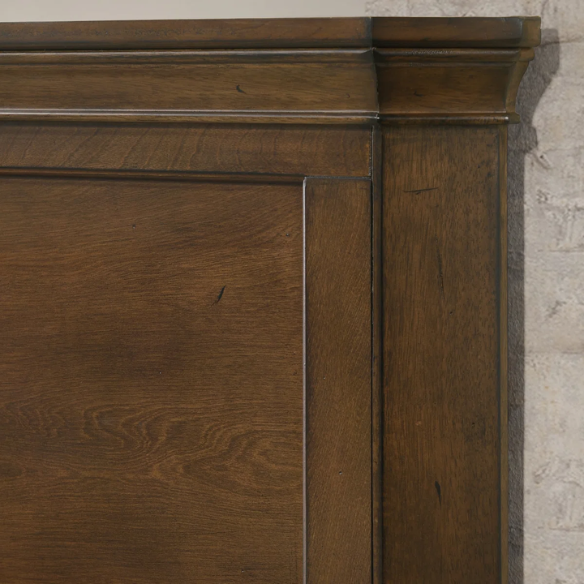 Solid Walnut Wood 3-Piece Queen Bedroom Set – Durable, Elegant, and Timeless Standard Bed Set