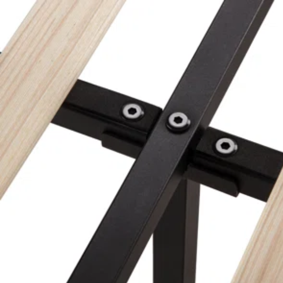 King Size Upholstered Platform Bed with Wingback Headboard – Simple, Elegant Design, Sturdy Wooden Slats, No Box Spring Needed for a Luxurious Sleep Experience