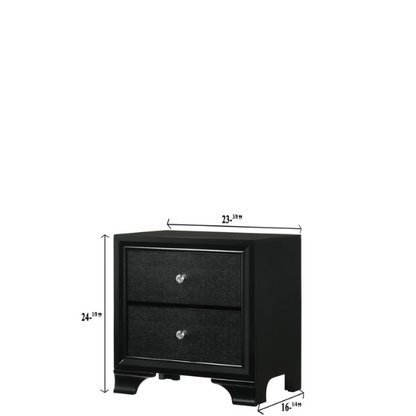 LED-Lit Black Framed 3-Piece Twin Bedroom Set – Modern, Stylish, & Illuminated Design