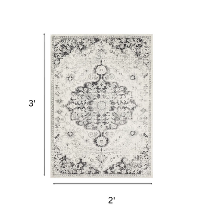 Timeless Traditional Woven Area Rug – Machine-Woven Polypropylene, Medium Pile, Durable and Easy to Clean
