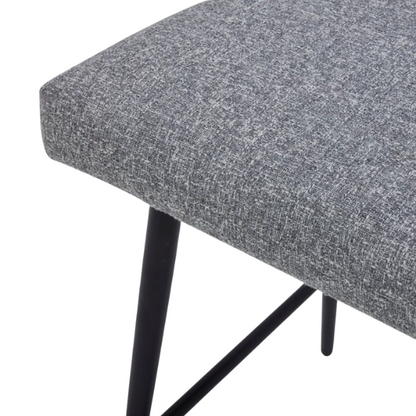 Set of 2 Counter Height Swivel Barstools – Mid-Century Modern Design, Padded Seat with High-Density Foam, 360° Swivel, Sturdy Iron Base, Footrest for Kitchen or Bar