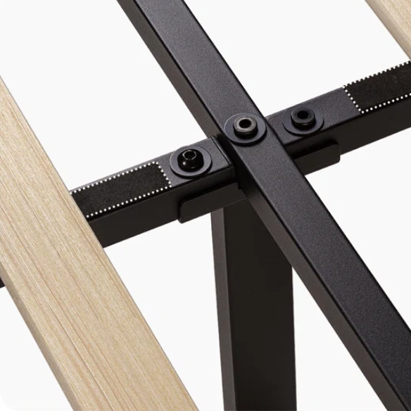 King Size Upholstered Platform Storage Bed with Spacious Drawers, Quiet Structure, and Sleek Minimalist Design