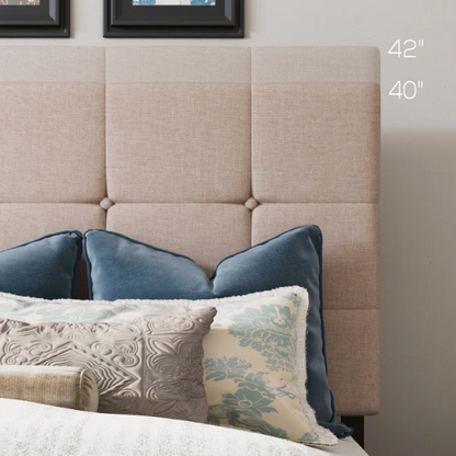 Button Tufted Upholstered Platform Storage Bed – Full Double Size with Spacious Drawers