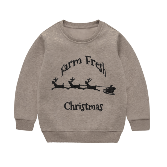 Youth “Farm Fresh Christmas” Holiday Sweater