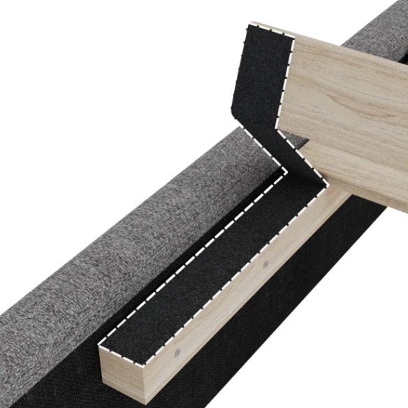 Luxurious King Size Upholstered Platform Bed with Deluxe Wingback Headboard – Soft Velvet and Linen Blend Upholstery, Sturdy Solid Wood Frame, and Modern Minimalist Design for Ultimate Comfort