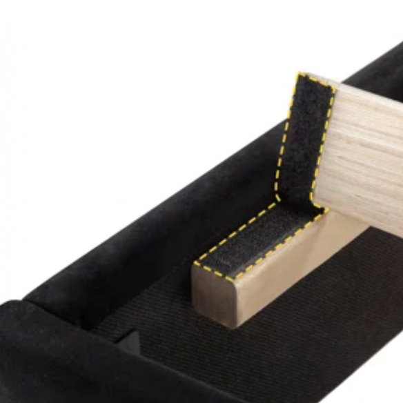 King Size Upholstered Platform Bed with Wingback Headboard – Simple, Elegant Design, Sturdy Wooden Slats, No Box Spring Needed for a Luxurious Sleep Experience