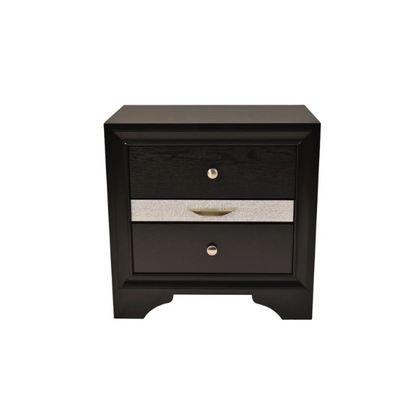 Elegant Full Size 5-Piece Bedroom Set – Featuring a Beautifully Crafted Headboard and Two Functional Storage Drawers for Added Convenience