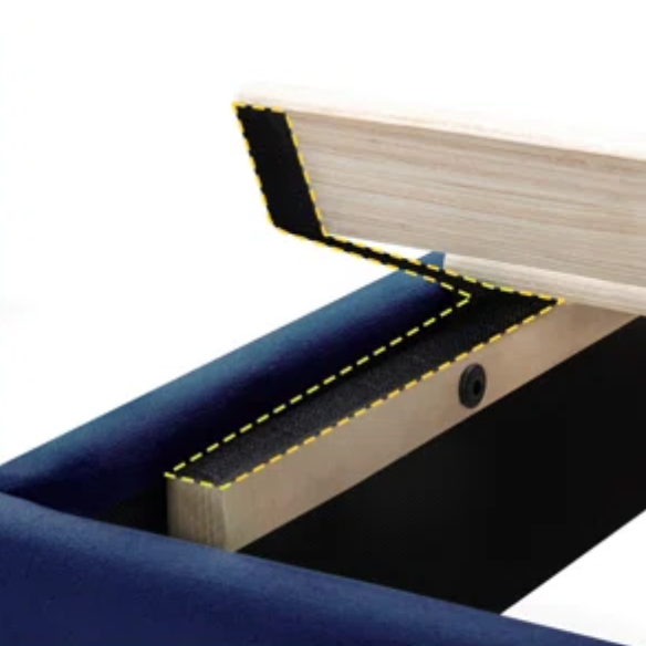 King Size Upholstered Platform Bed with Wingback Headboard – Simple, Elegant Design, Sturdy Wooden Slats, No Box Spring Needed for a Luxurious Sleep Experience