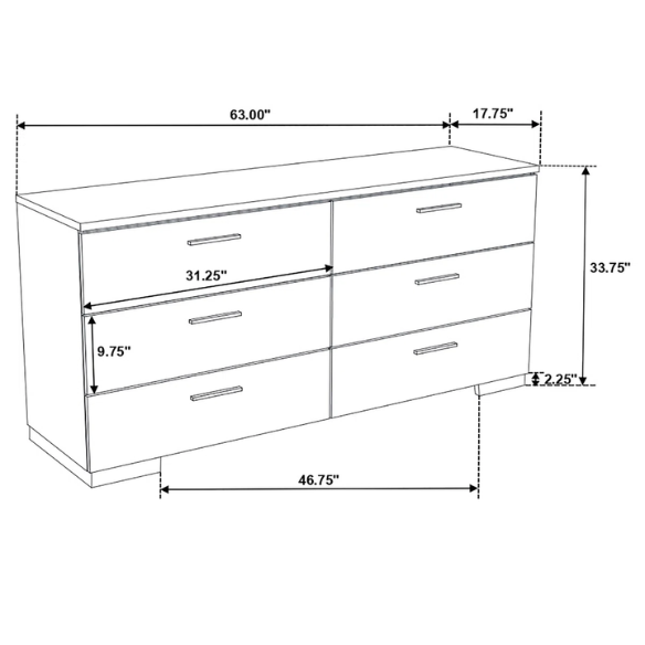 Modern 4-Piece Queen Bedroom Set in White High Gloss with LED Lighting, Touch-Activated Headboard, and Sleek Chrome Accents