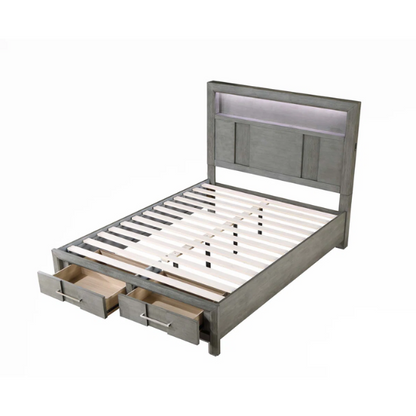 Elegant Wooden 3-Piece Full Double Size Bedroom Set – Includes Bed, Chest, and Two Nightstands with Timeless Craftsmanship