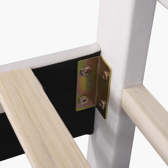 Upholstered Platform Bed with Flower Pattern Velvet Headboard – Full/Double Size, Elegant Design for Modern Bedrooms