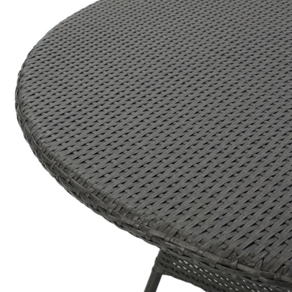 5-Piece Outdoor Wicker Dining Set | Includes Water-Resistant Cushions for Comfort and Durability