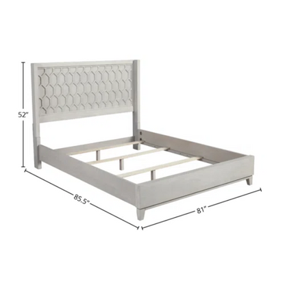 Modern Panel Configurable Bedroom Set with Honeycomb Design Headboard – Stylish and Contemporary with Sleek Lines and Sophisticated Appeal