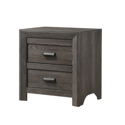 Panel Bedroom Set Special 5-Piece Queen Set – Timeless Elegance with Rich Brown Finish, Decorative Details, and Ample Storage