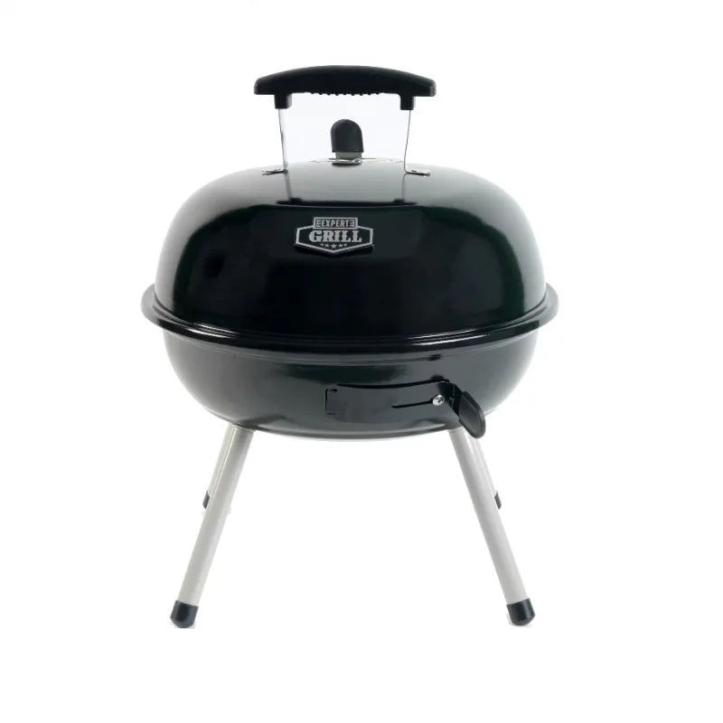 14.5'' Steel Portable Charcoal Grill, Black