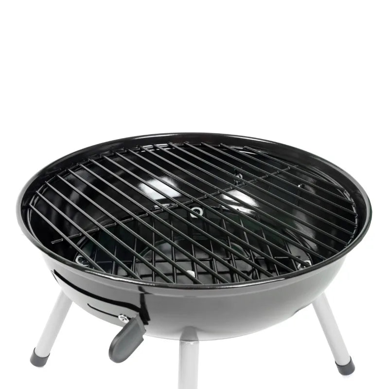 14.5'' Steel Portable Charcoal Grill, Black