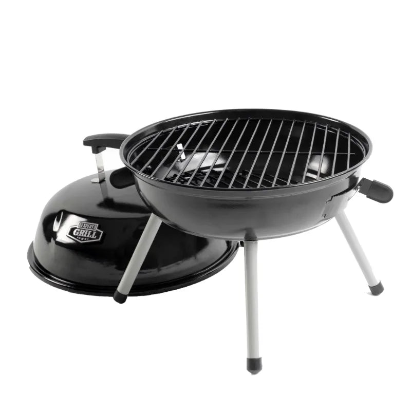 14.5'' Steel Portable Charcoal Grill, Black