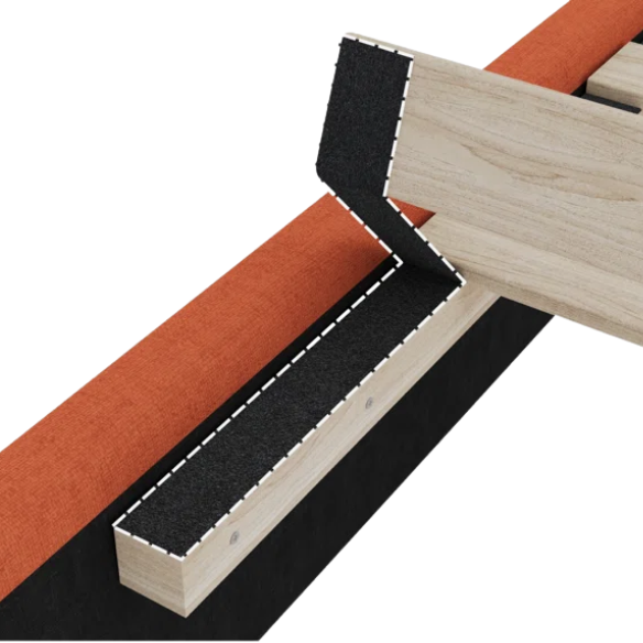 Luxurious King Size Upholstered Platform Bed with Deluxe Wingback Headboard – Soft Velvet and Linen Blend Upholstery, Sturdy Solid Wood Frame, and Modern Minimalist Design for Ultimate Comfort