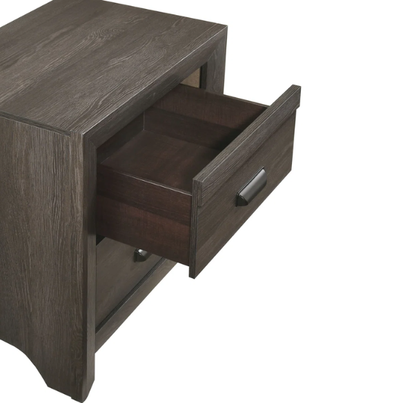 Panel Bedroom Set Special 5-Piece Queen Set – Timeless Elegance with Rich Brown Finish, Decorative Details, and Ample Storage