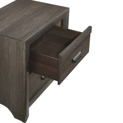 Panel Bedroom Set Special 5-Piece Queen Set – Timeless Elegance with Rich Brown Finish, Decorative Details, and Ample Storage
