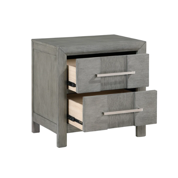 Elegant Platform Storage 4-Piece Queen Bedroom Set – Timeless Design with Modern Functionality, Includes Bed, Dresser, Mirror, and Nightstand