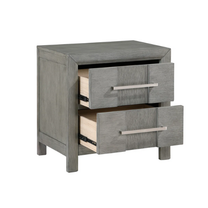Elegant Platform Storage 4-Piece Queen Bedroom Set – Timeless Design with Modern Functionality, Includes Bed, Dresser, Mirror, and Nightstand