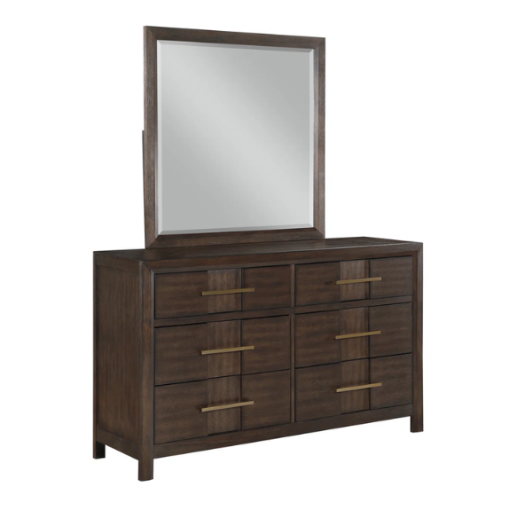Elegant Platform Storage 4-Piece Queen Bedroom Set – Timeless Design with Modern Functionality, Includes Bed, Dresser, Mirror, and Nightstand