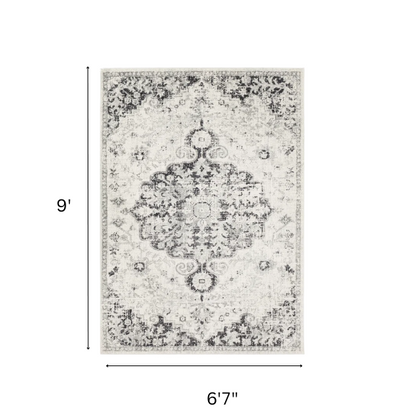 Timeless Traditional Woven Area Rug – Machine-Woven Polypropylene, Medium Pile, Durable and Easy to Clean