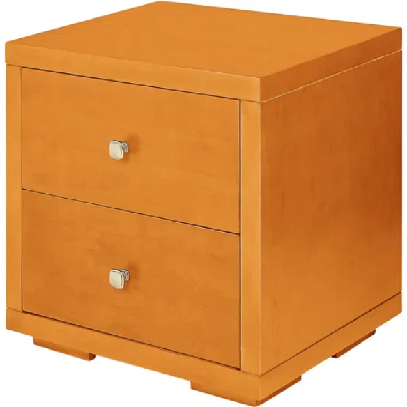 Modern Sophistication 2-Piece Queen Platform Bedroom Set with Sleek Headboard and Footboard in Solid Wood